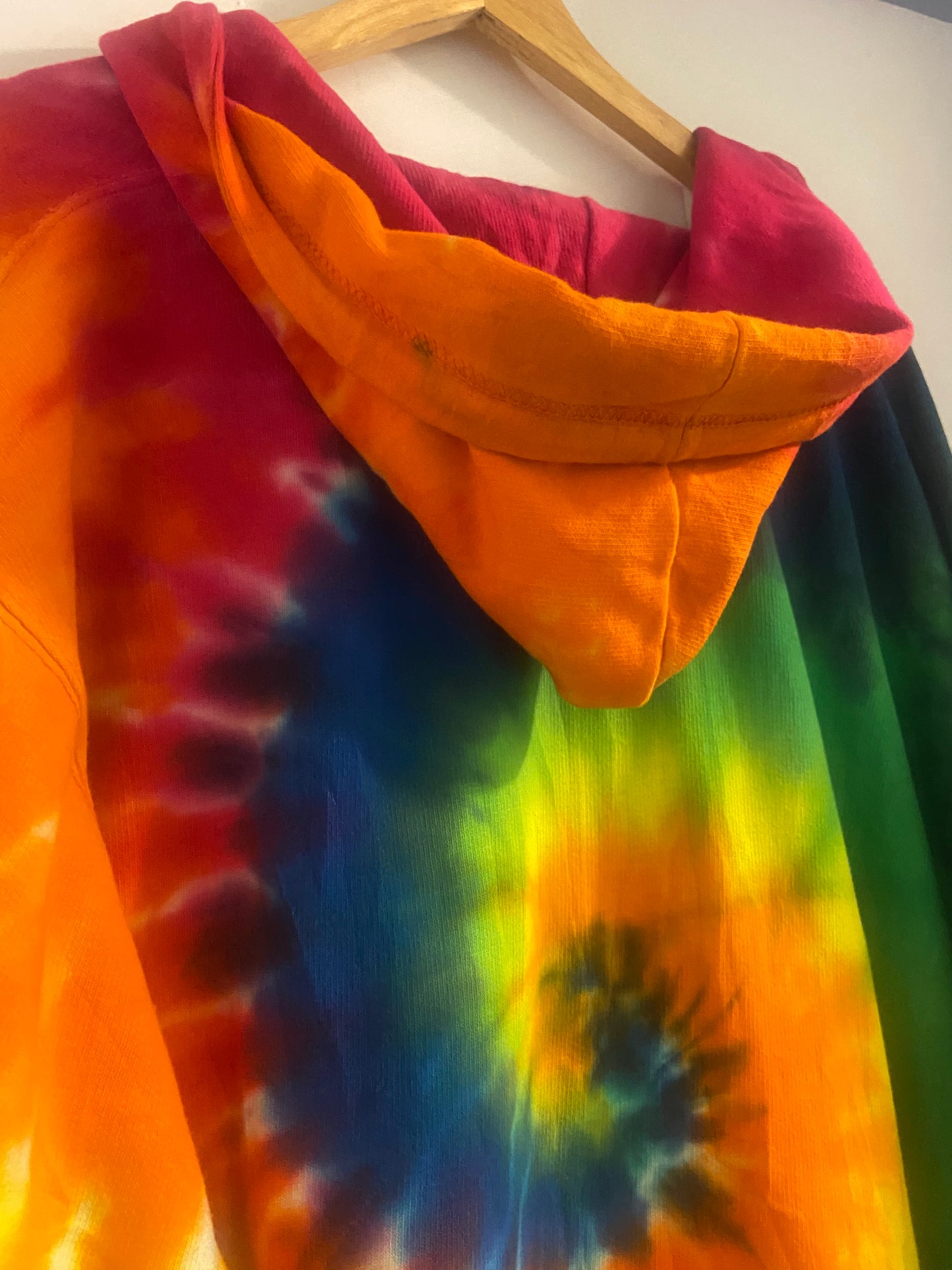 Men’s Tie Die Zip Through Exist Multicolour Florida Surf Cotton Blend Size L