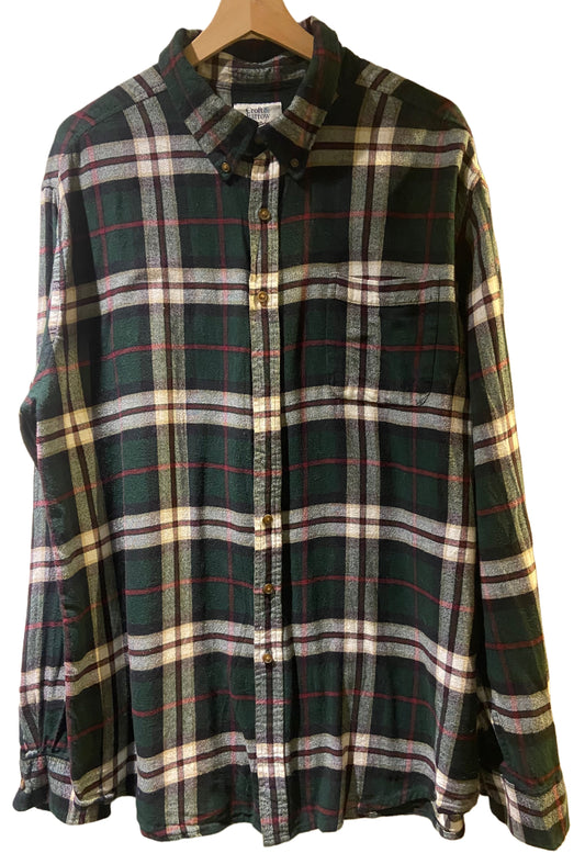 Men’s Croft & Barrow Cotton Flannel Lumberjack Shirt XL