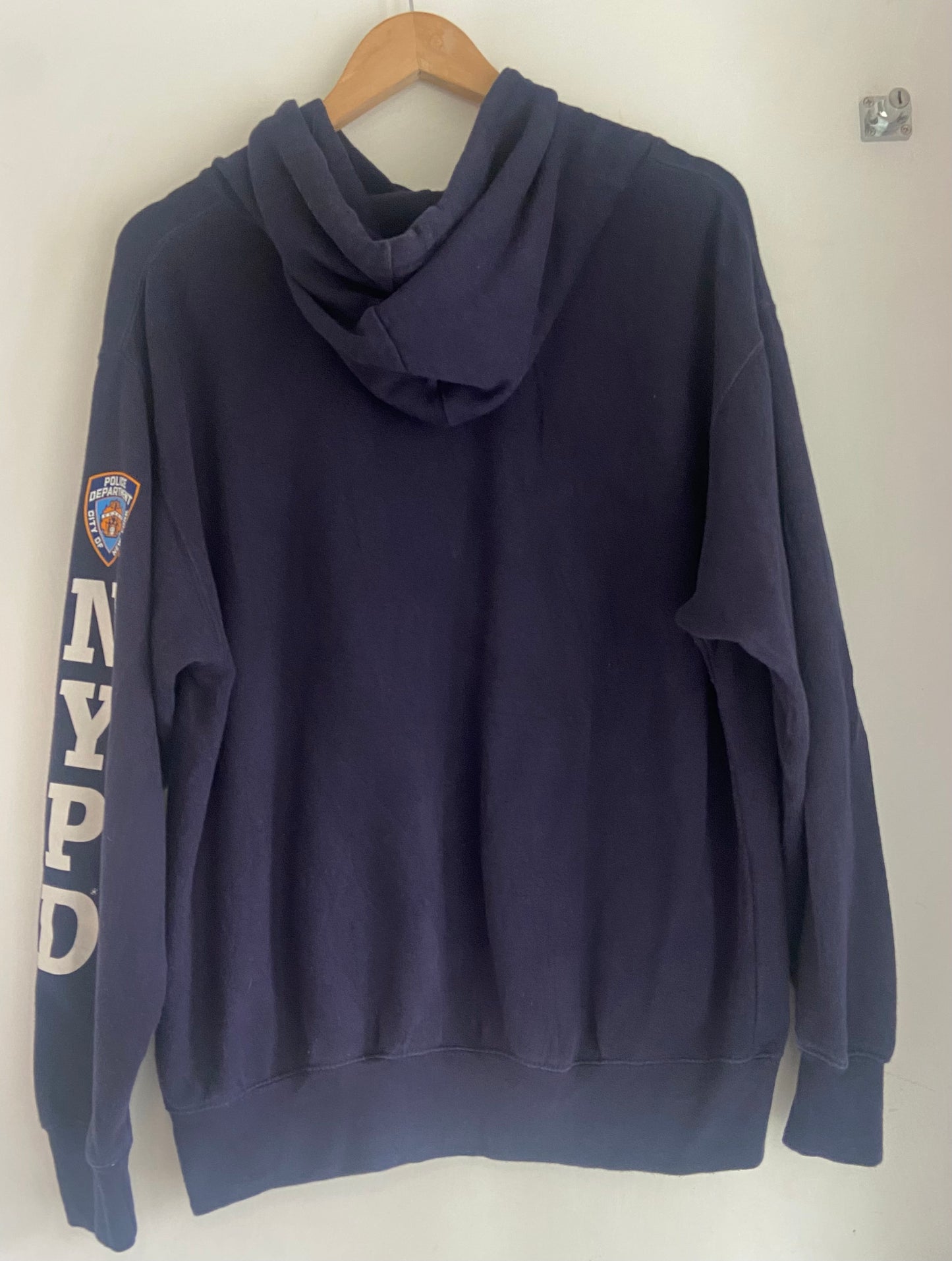 Men’s NYPD Navy Blue Hoodie Size M-L