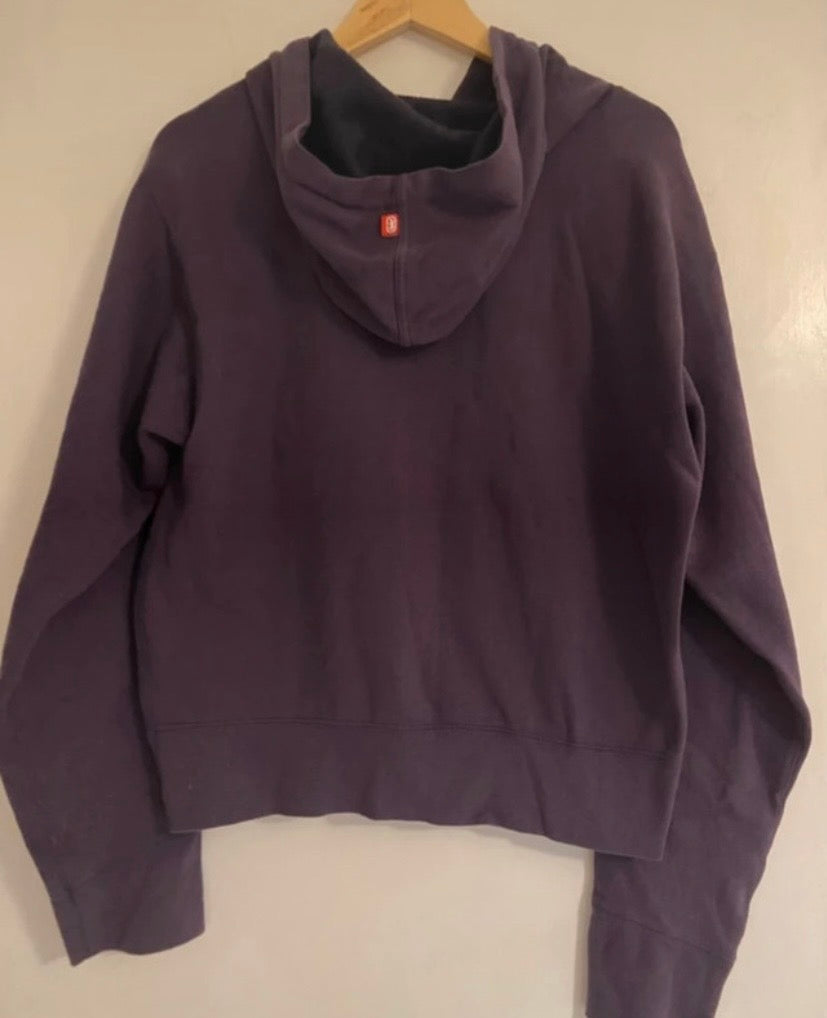 Ladies Ecko Red Purple Cotton Hoodie Size 14