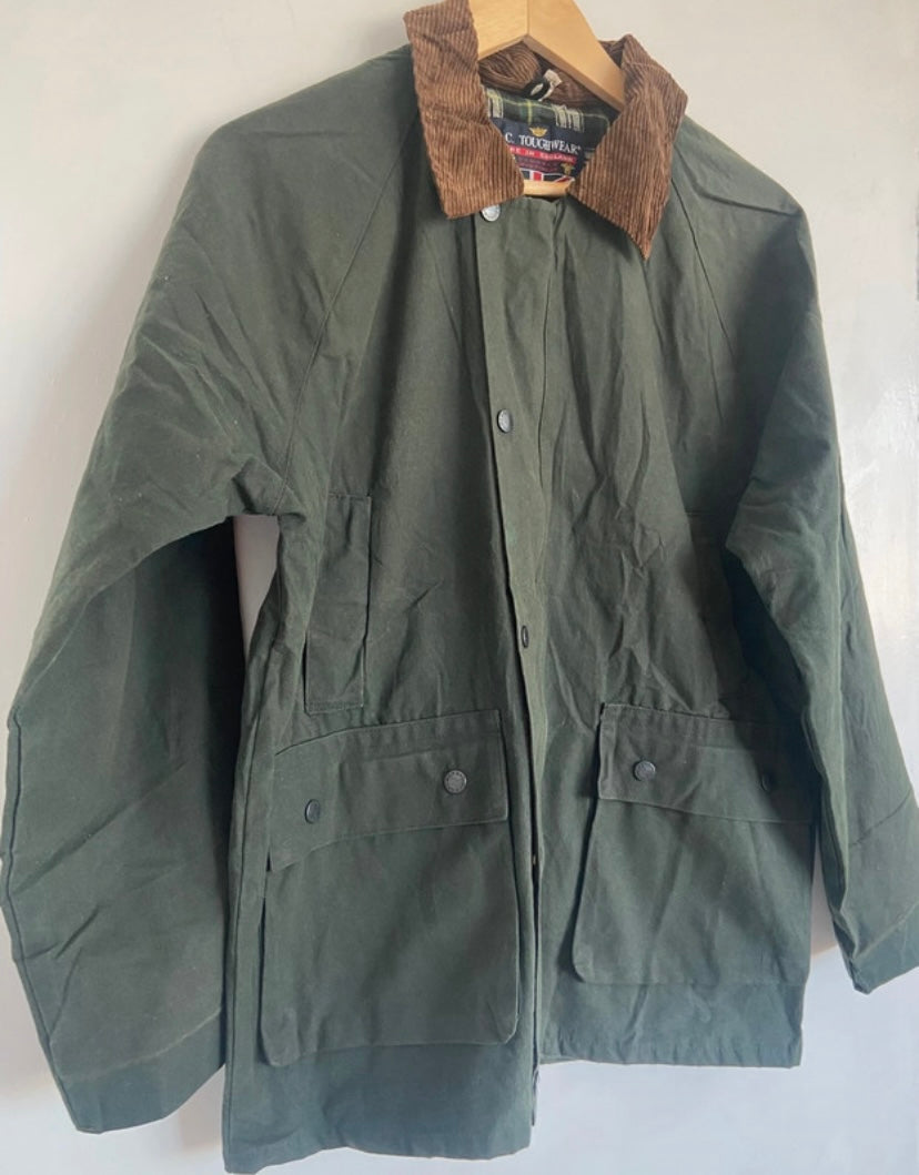 Men’s Dark Green Men’s Wax Jacket 40” XL