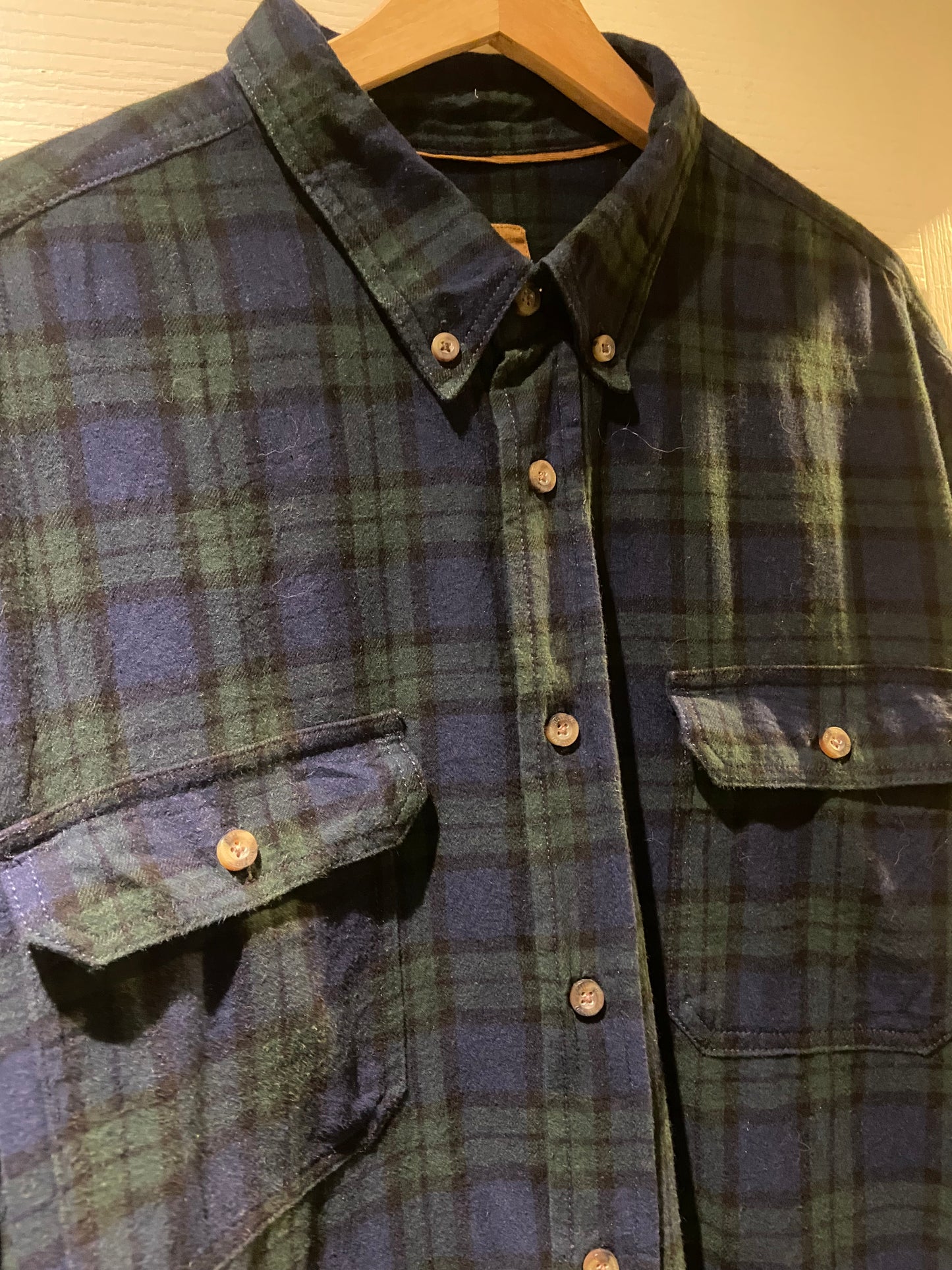 Outdoor Life USA Men’s Tartan Check Cotton Flannel Shirt Size XL