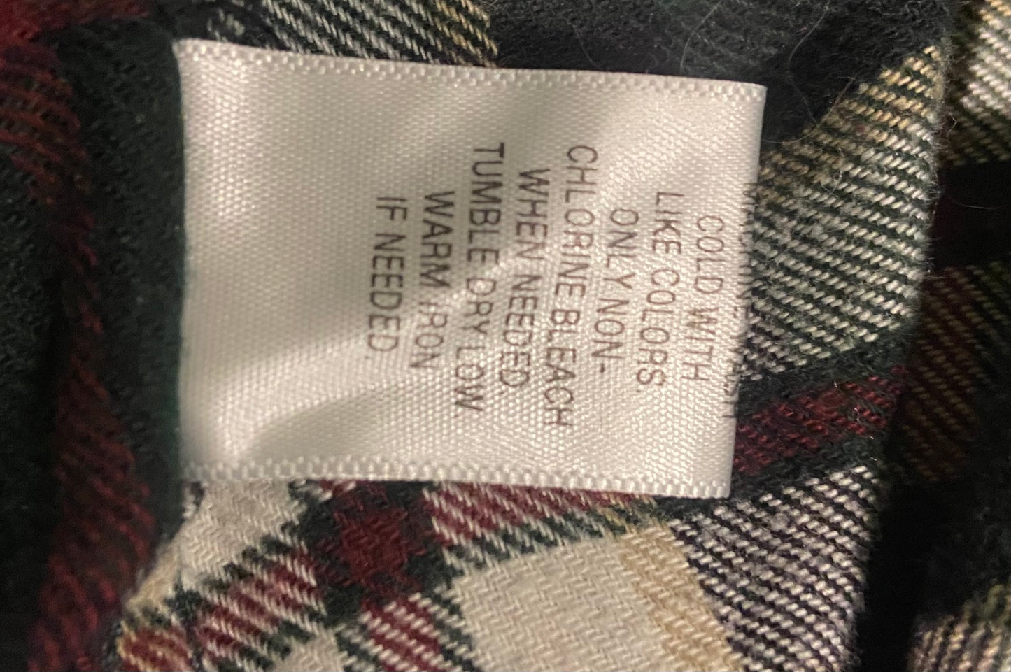 Men’s Croft & Barrow Cotton Flannel Lumberjack Shirt XL