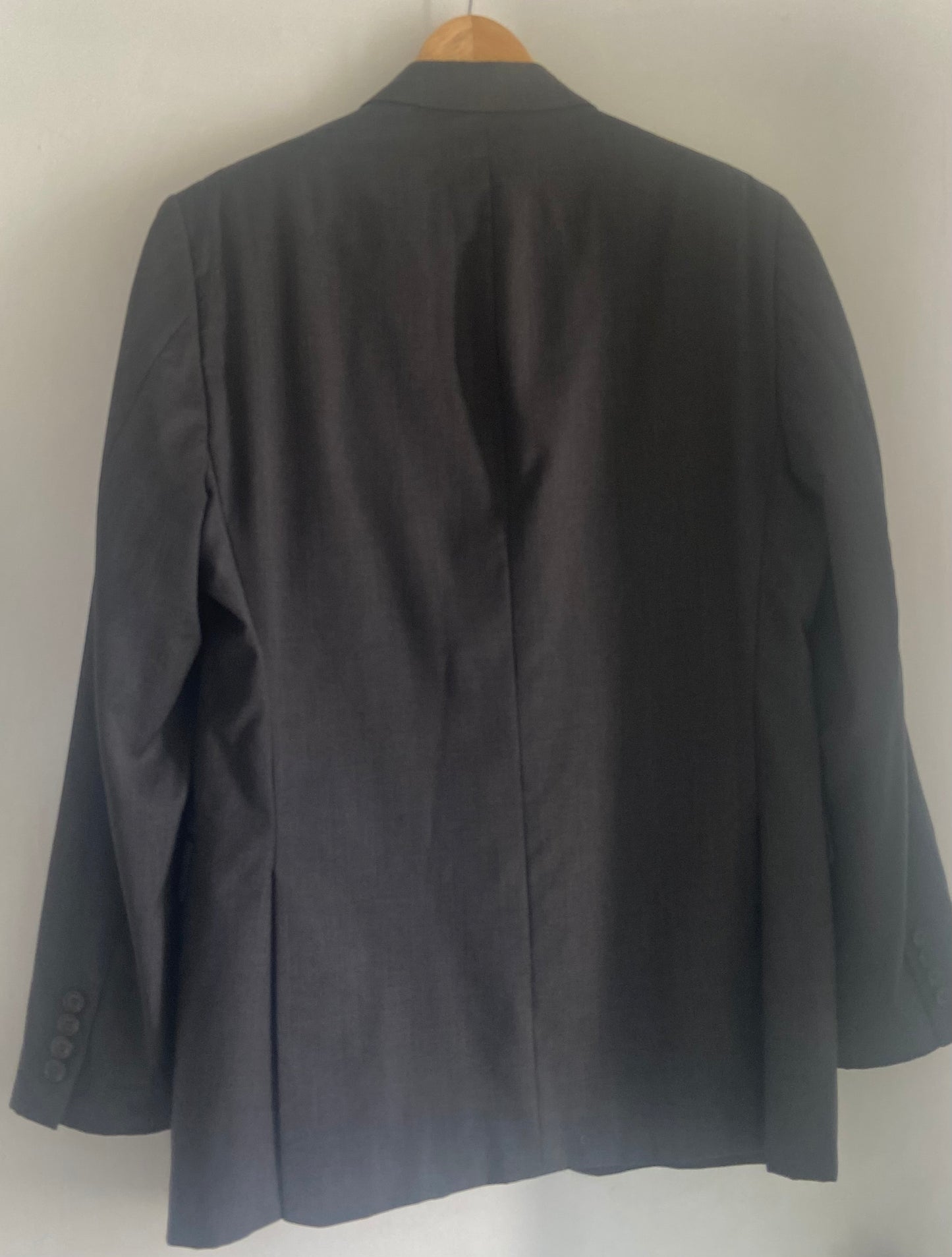 Men’s Grey Pure Wool Suit Jacket Blazer Ralph Lauren Size 40R