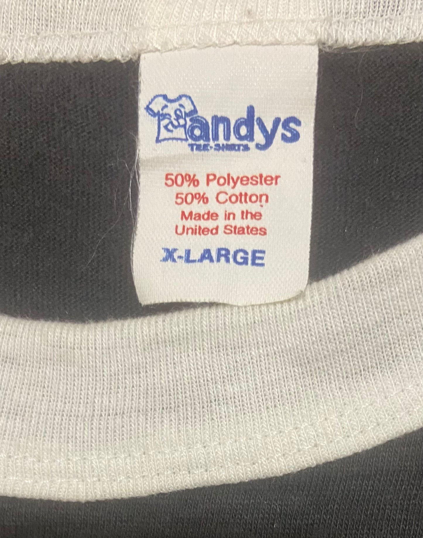 Men’s 1980s Vintage Single Stitch Andy’s T-Shirt Size XL