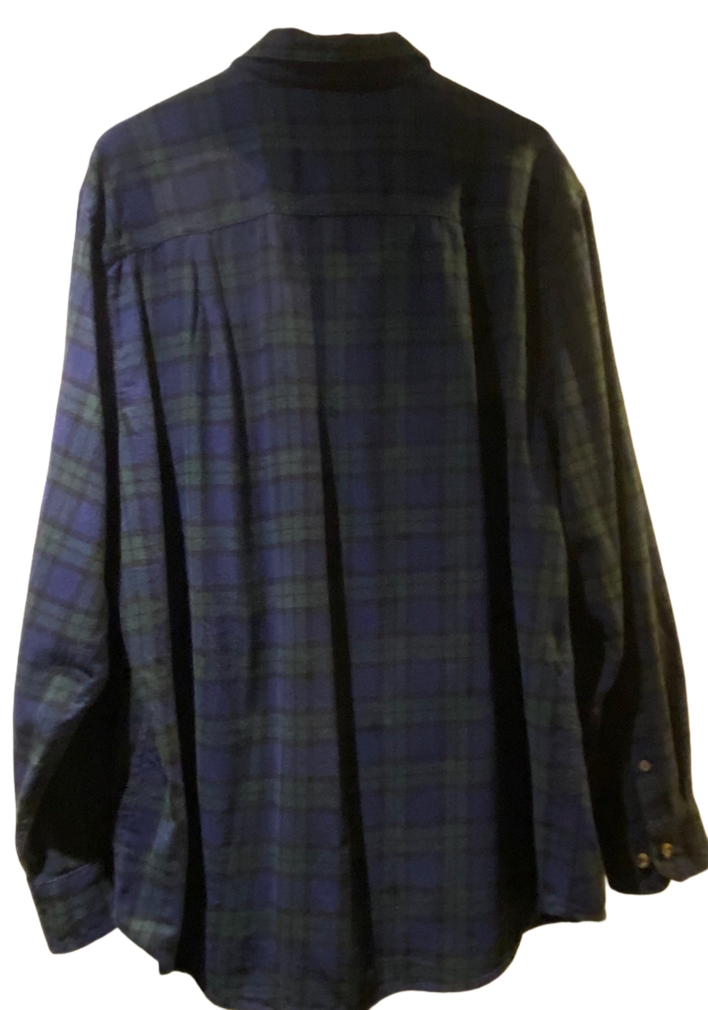 Outdoor Life USA Men’s Tartan Check Cotton Flannel Shirt Size XL