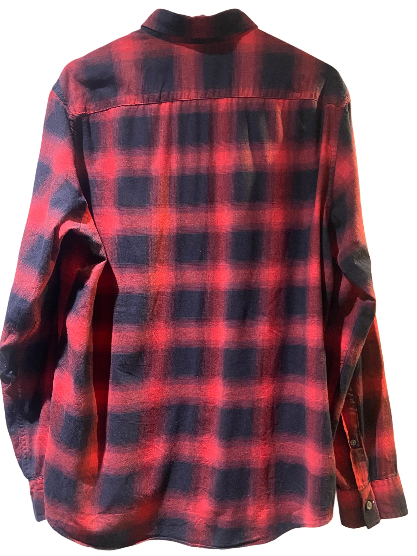 Men’s Michael Kors Cotton Flannel Checked Lumberjack Shirt Size L