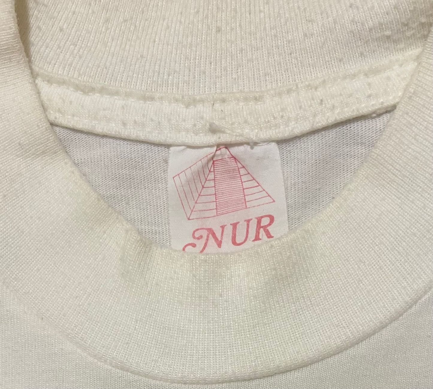 White Single Stitch Mexican T-Shirt Cotton Size M