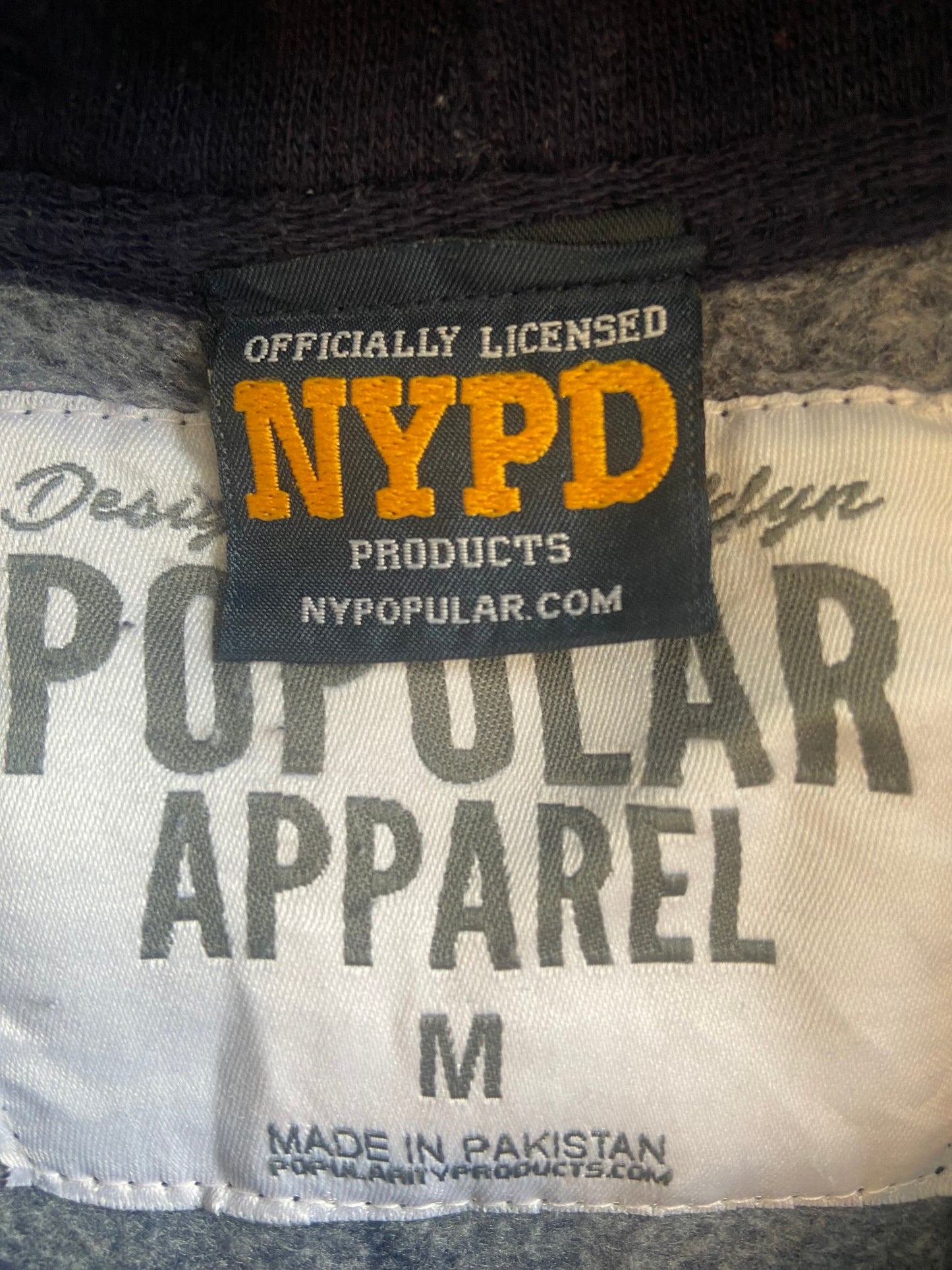 Men’s NYPD Navy Blue Hoodie Size M-L