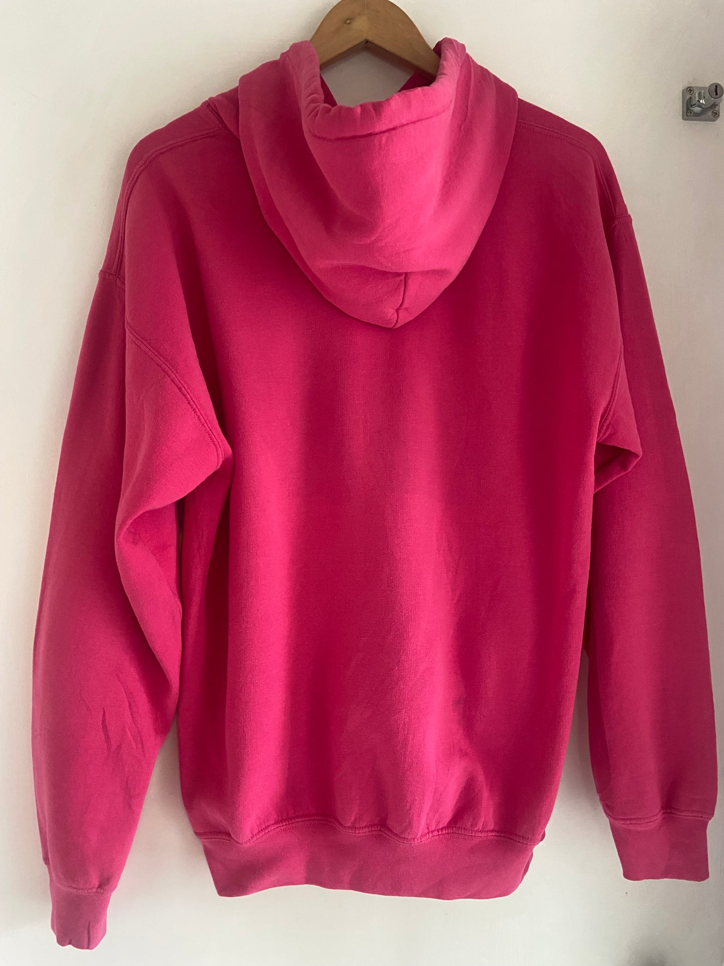 Ladies Pink Gildan Florida Graphic Print Hoodie Size M/14