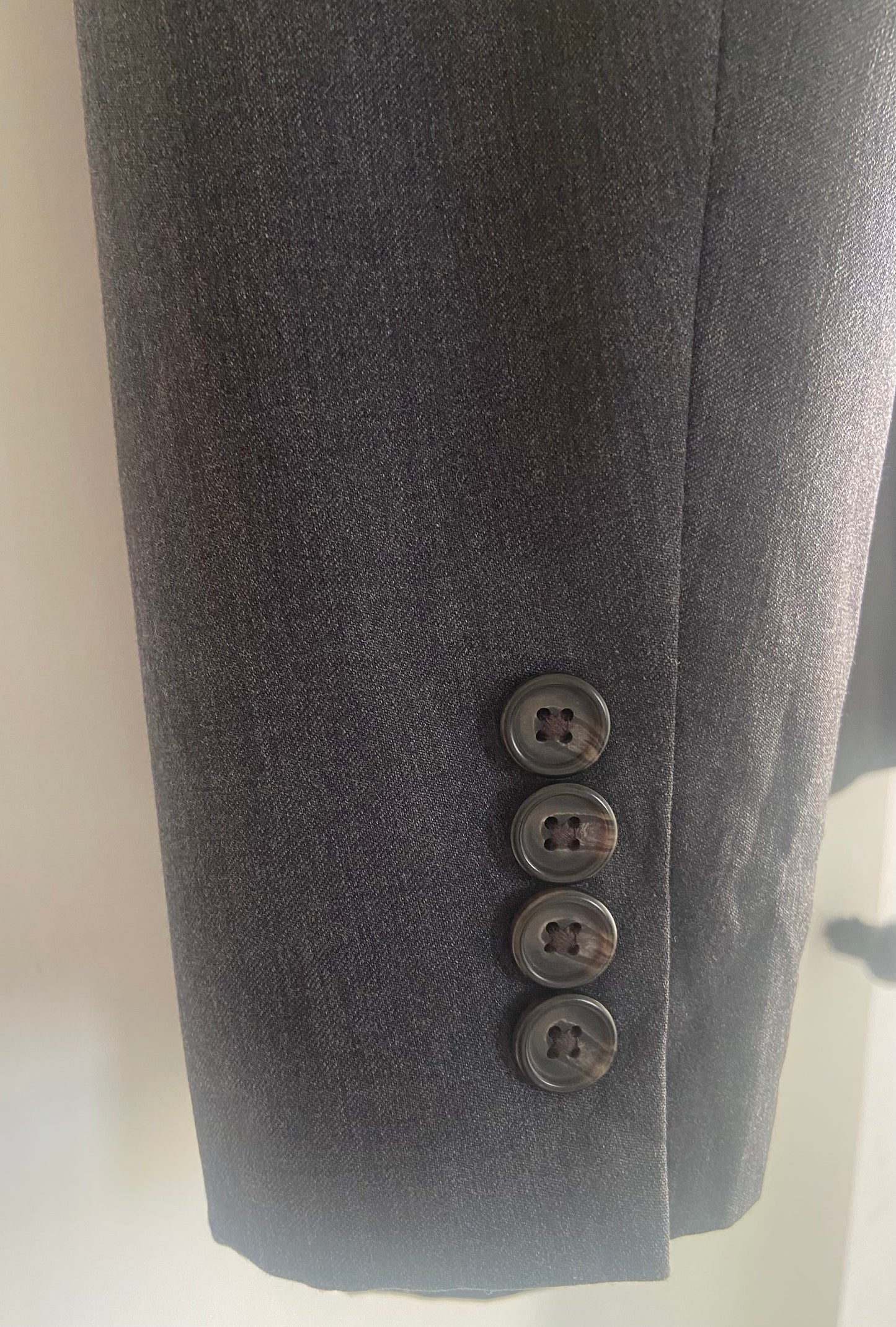 Men’s Grey Pure Wool Suit Jacket Blazer Ralph Lauren Size 40R