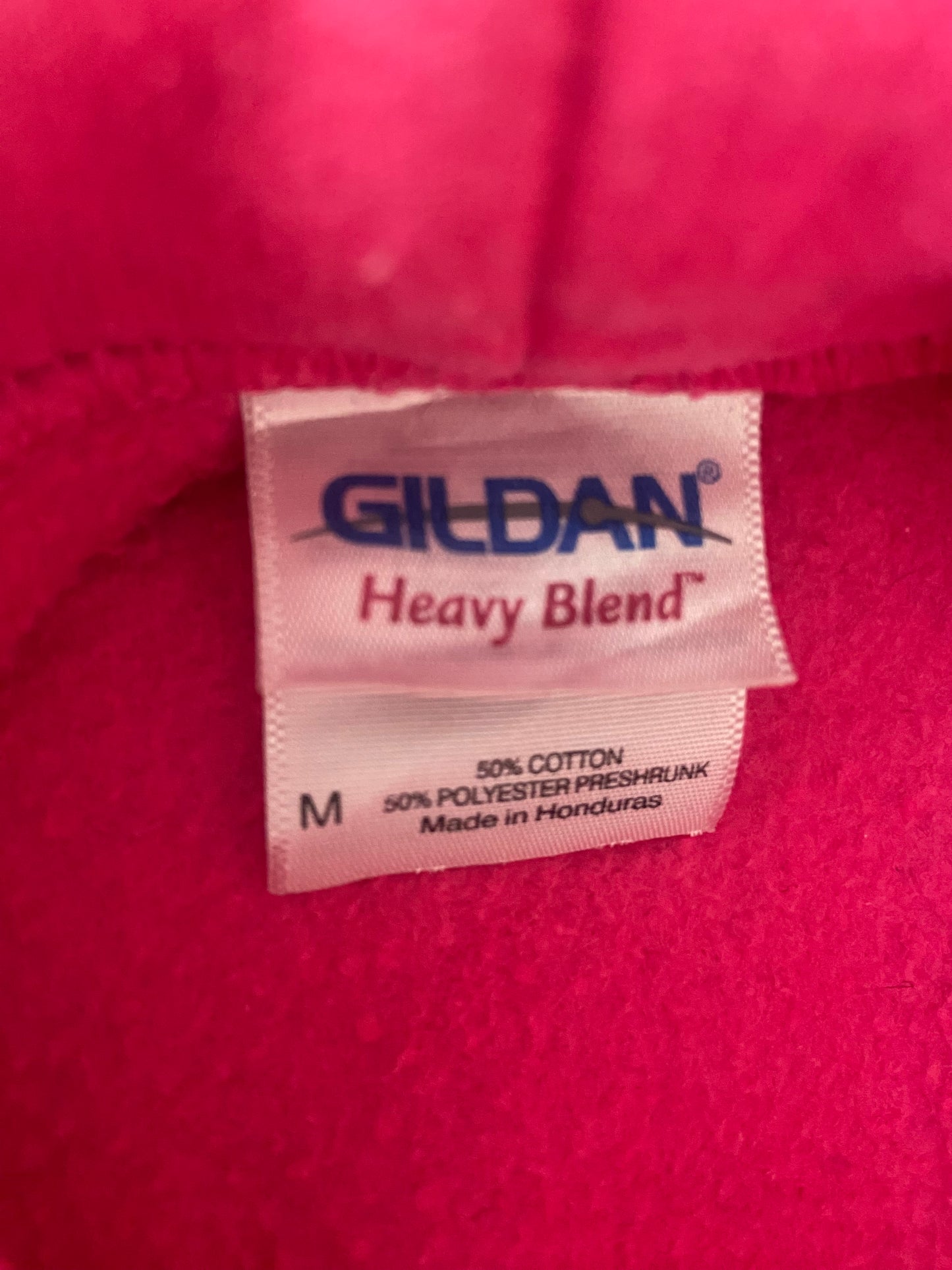 Ladies Pink Gildan Florida Graphic Print Hoodie Size M/14