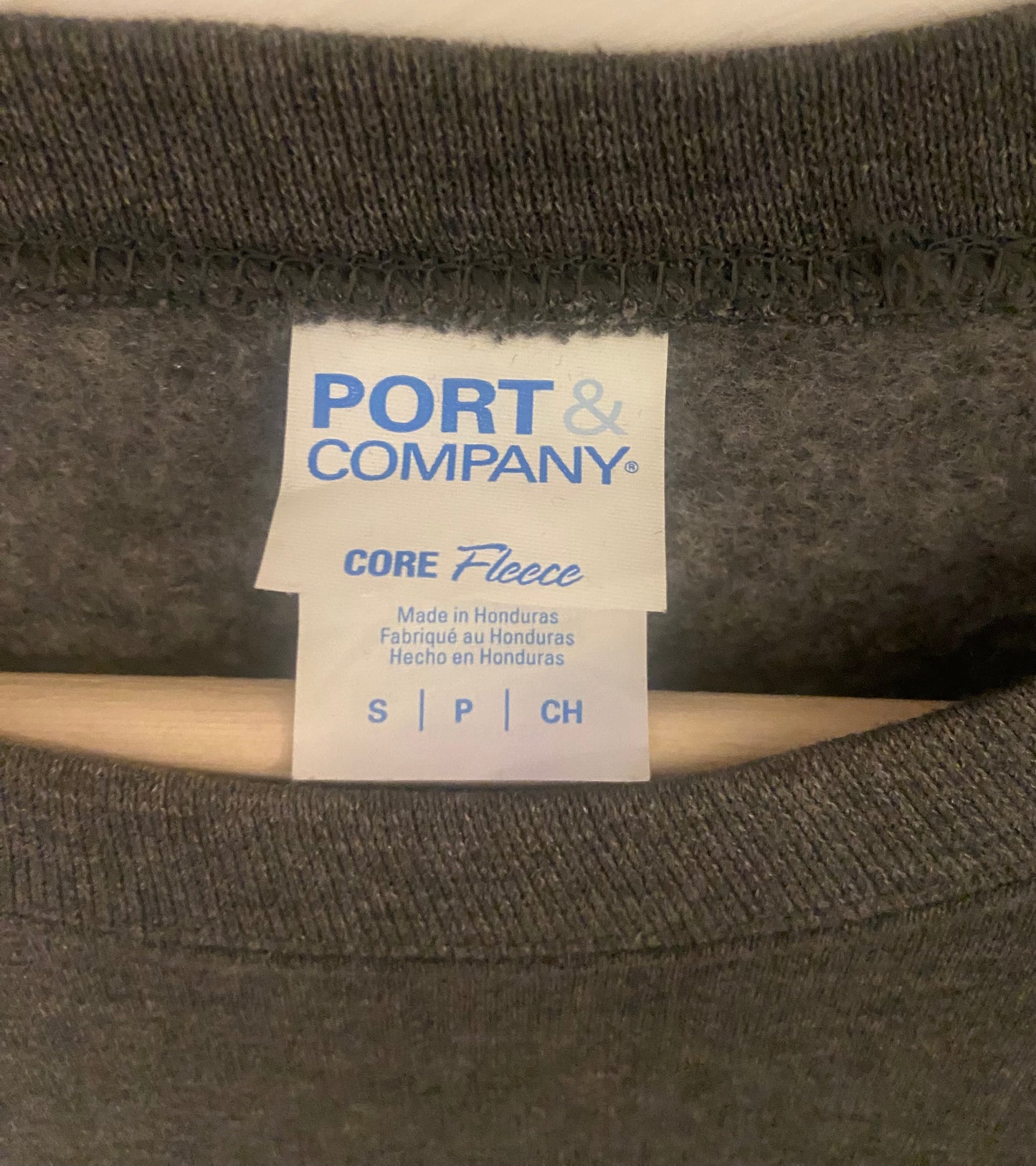 Men’s Port & Co Grey Seattle Washington Sweatshirt Size M
