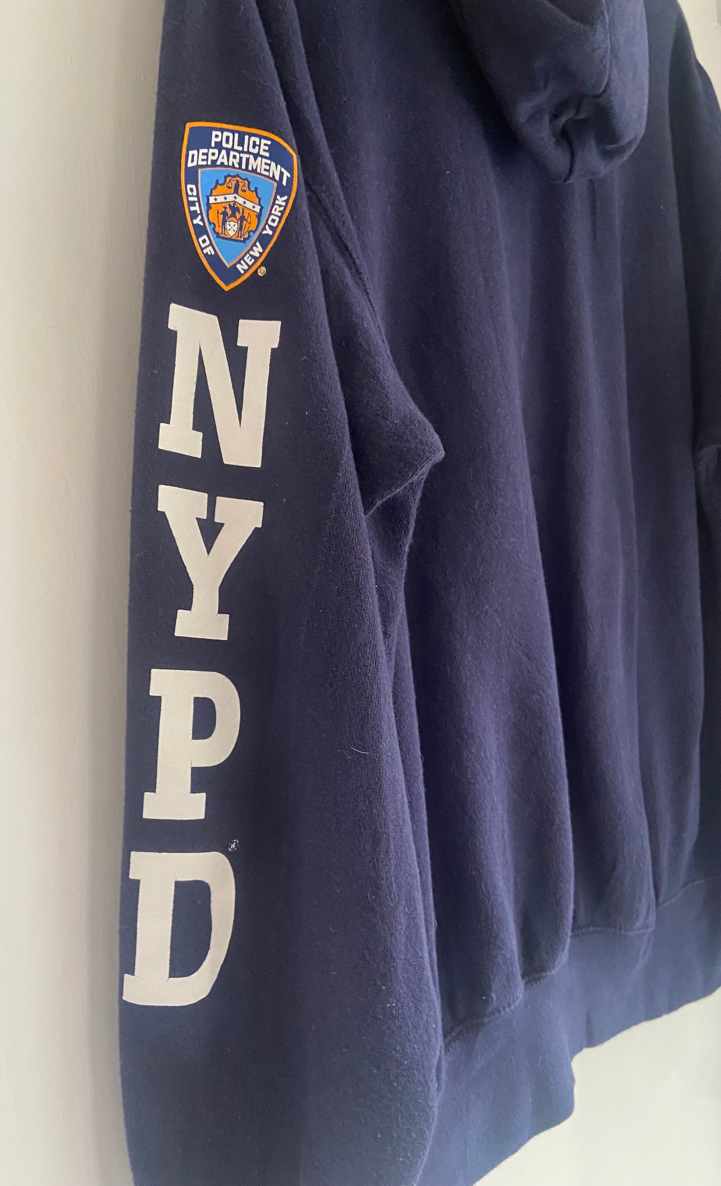 Men’s NYPD Navy Blue Hoodie Size M-L