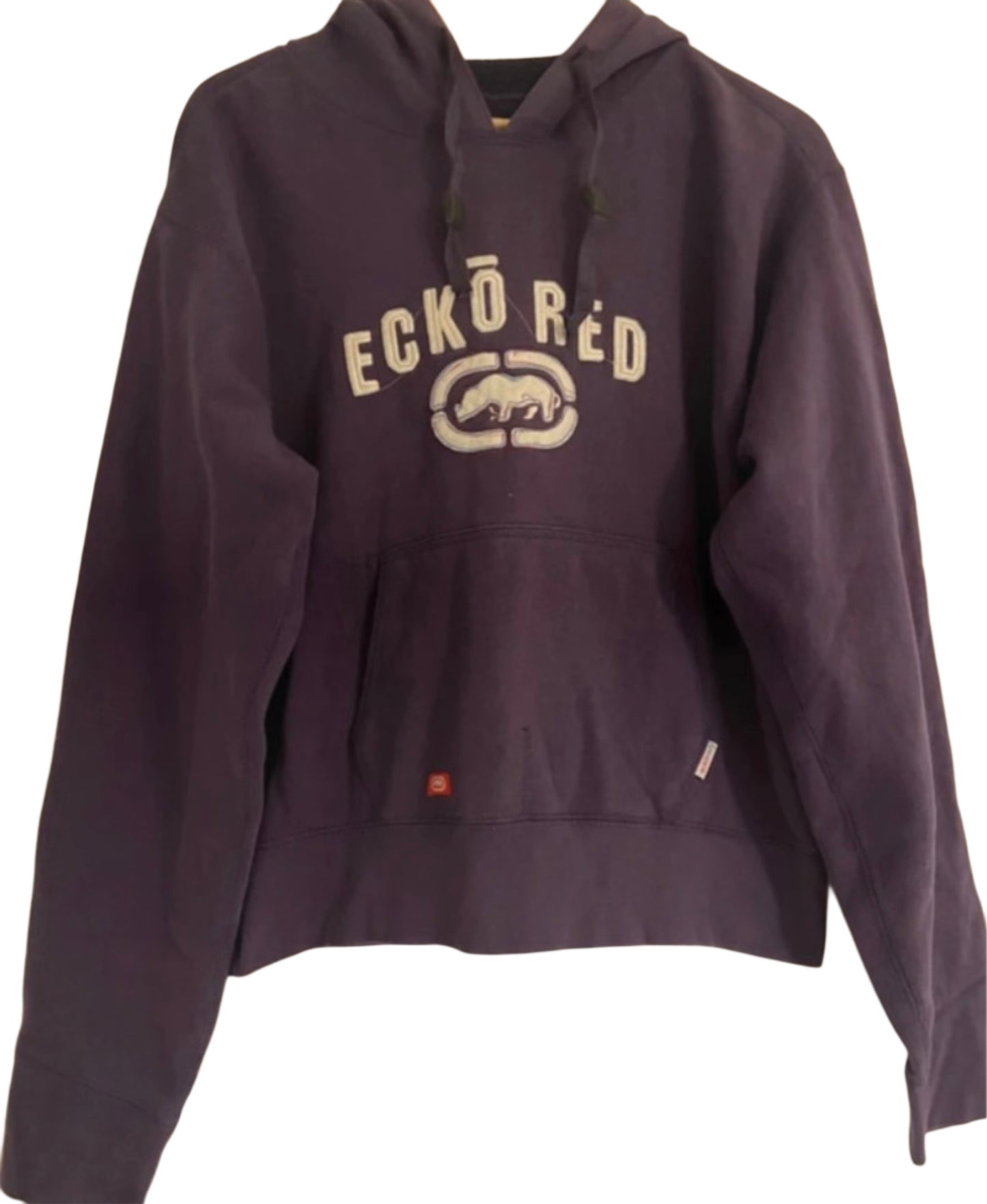 Ladies Ecko Red Purple Cotton Hoodie Size 14