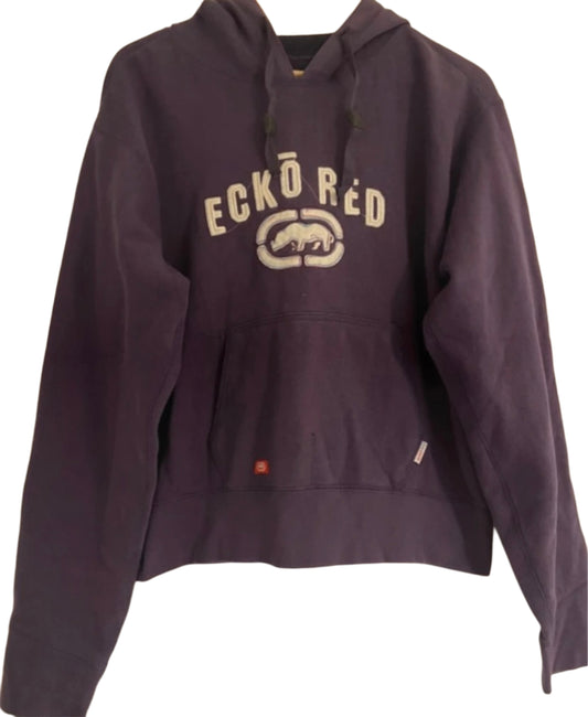 Ladies Ecko Red Purple Cotton Hoodie Size 14