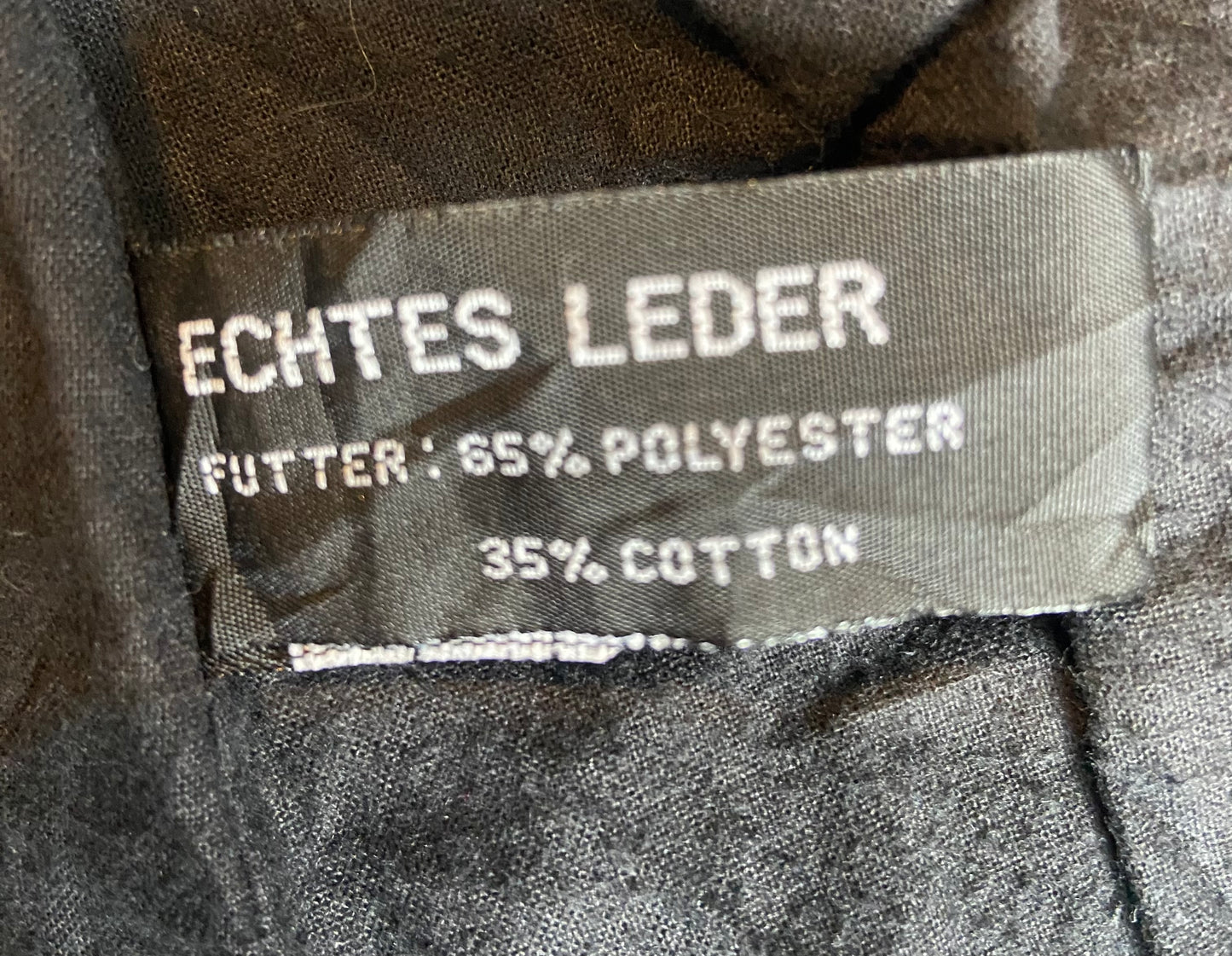 Ladies Soft Leather Vintage Black German Coat Size S /10